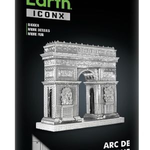 Metal Earth ICONX Arc De Triomphe Steel Model Kit No Glue Needed